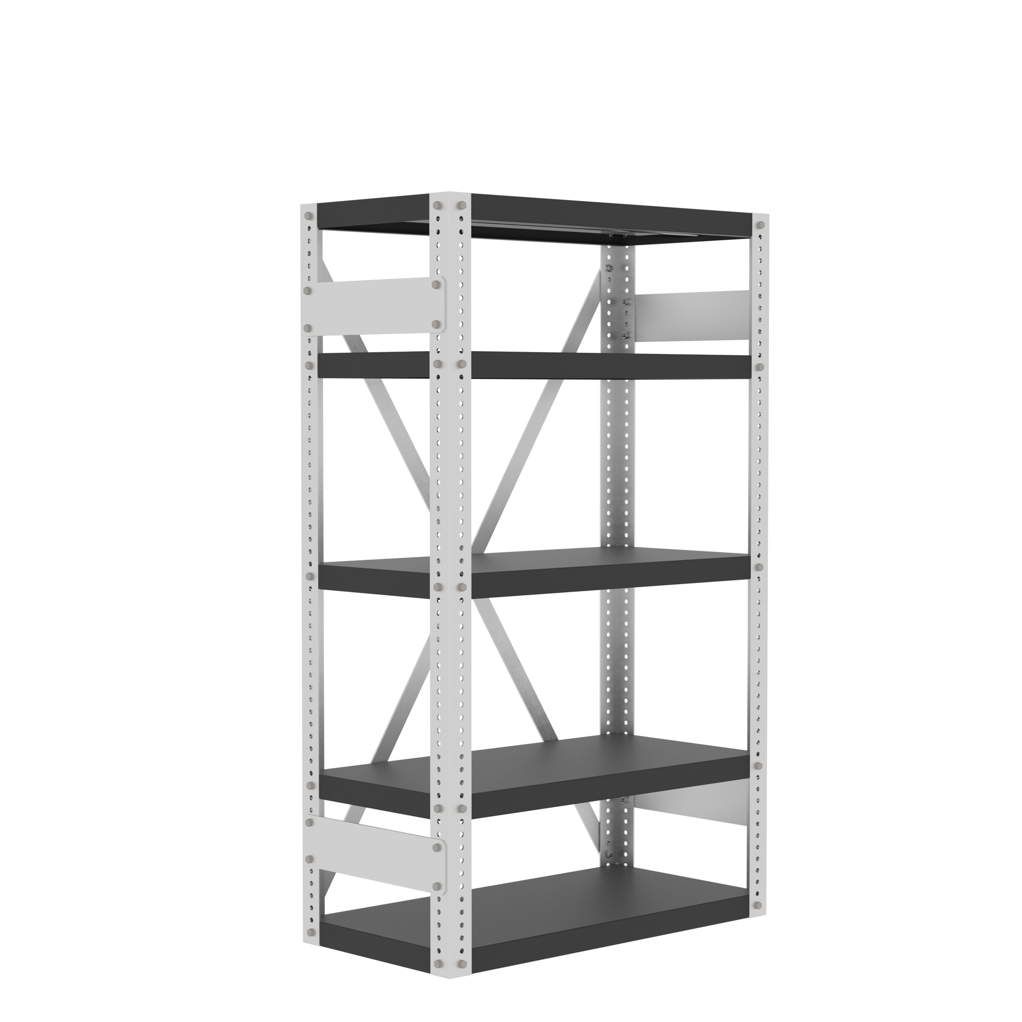 Valley Craft, Heavy Duty Shelving, Height 60 in, Width 36 in, Depth 18